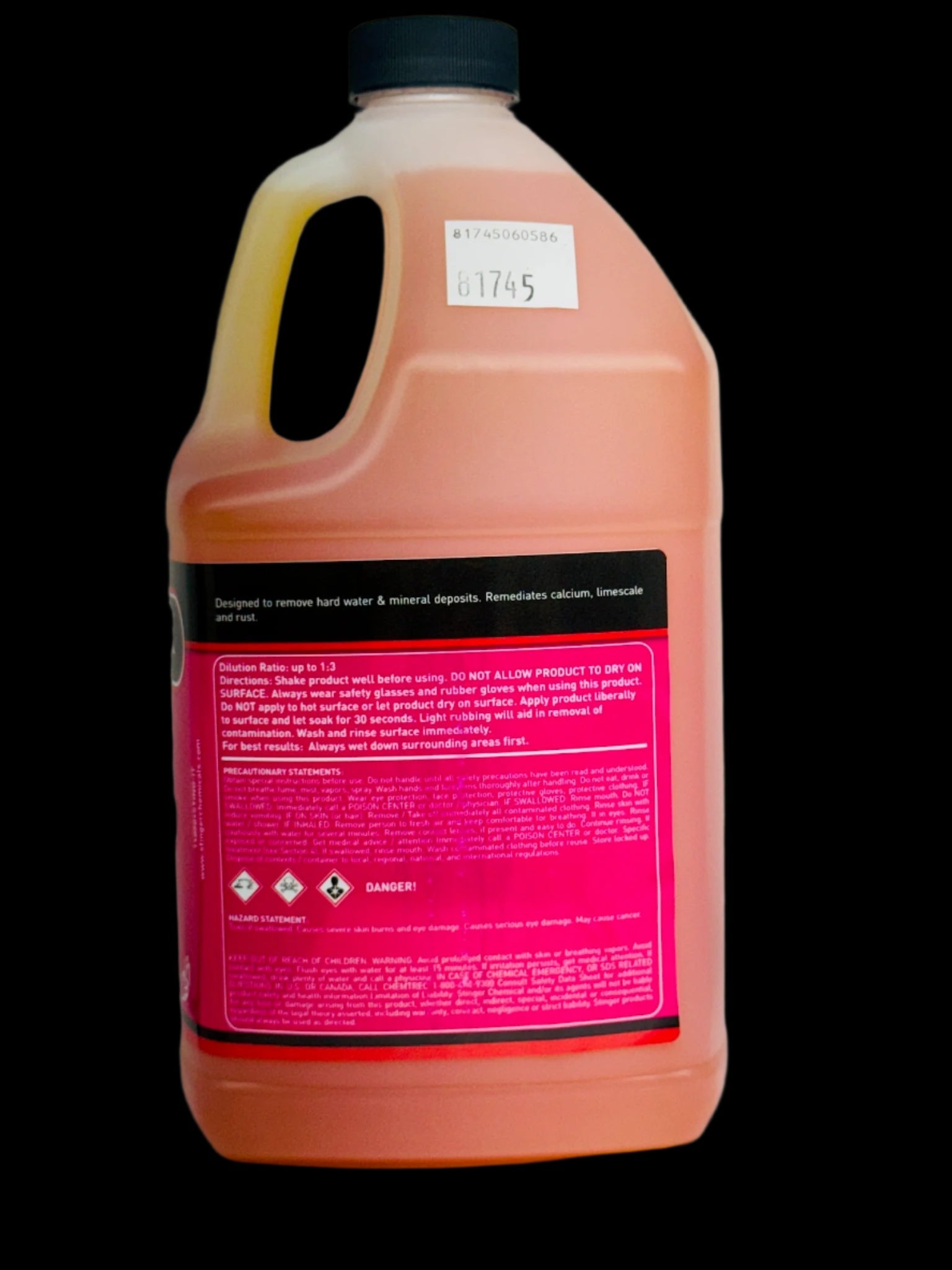 Stinger Chemical 745 Water Spot Remover - (1 G/3.78L) - Kitchen & Dining image 2