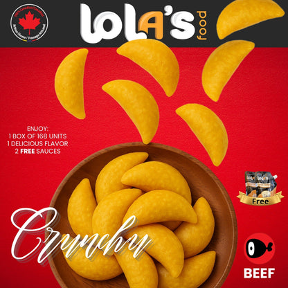 Combo Box Empanada Snack Beef (168unit) with 2 Free Sauce - Kitchen & Dining image 1