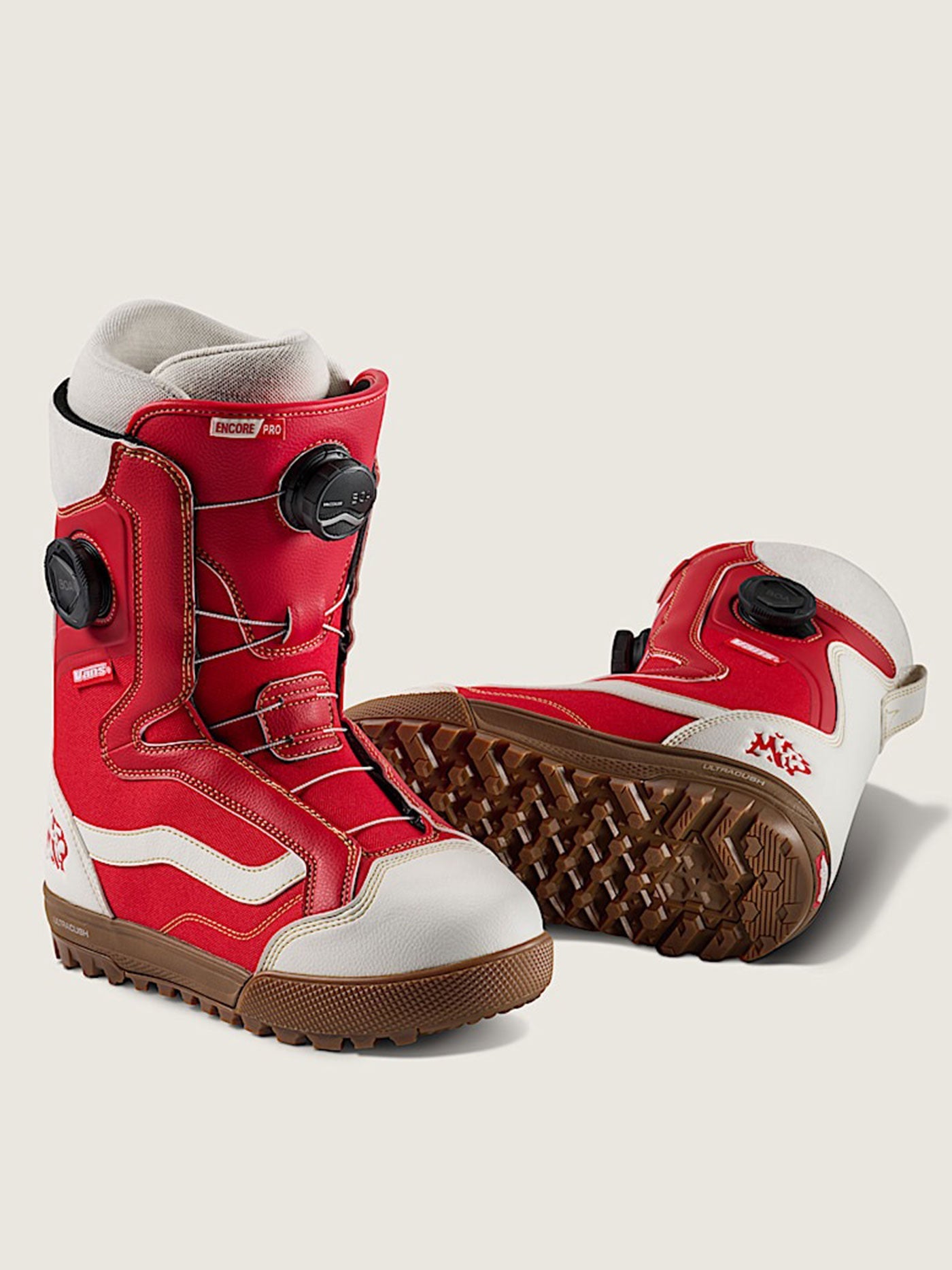 Encore Pro Racing Red/Marshmallow Snowboard Boots (Women) - Misc image 2