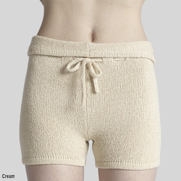 YALIVTA VIKI KNIT WARM-UP SHORTS - CHILD #YAL118 - Apparel image 1