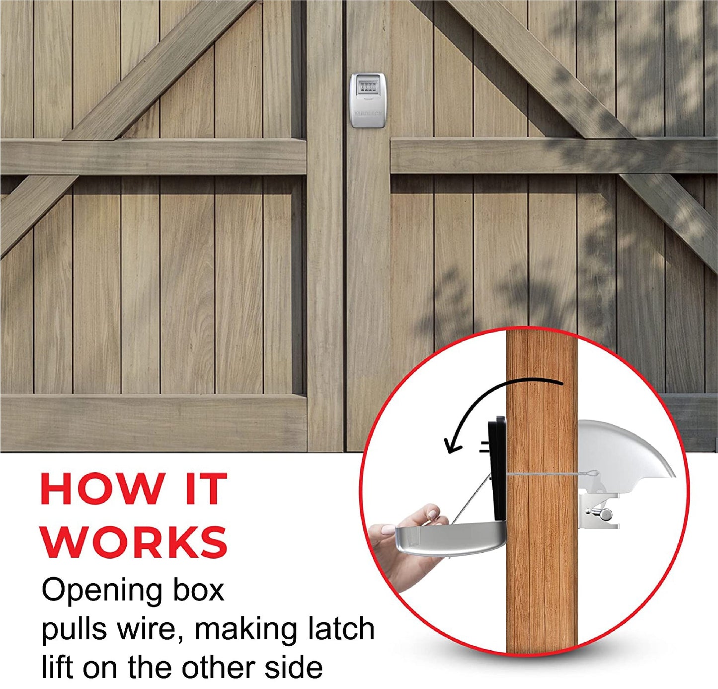 Gate Lock XLS Heavy Duty - Strong Durable stainless steel system - Kitchen & Dining image 2