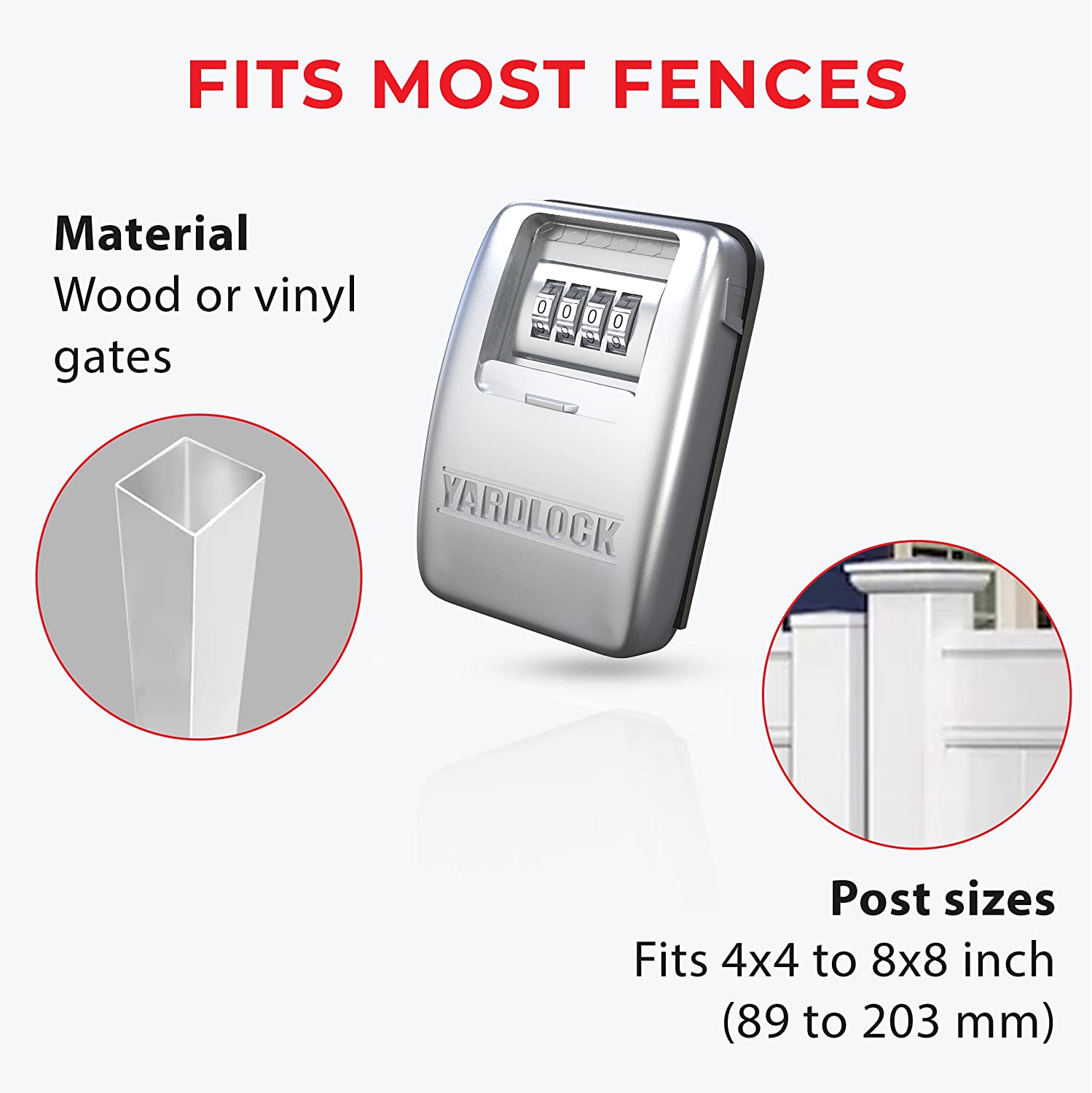 Gate Lock XLS Heavy Duty - Strong Durable stainless steel system - Kitchen & Dining image 4