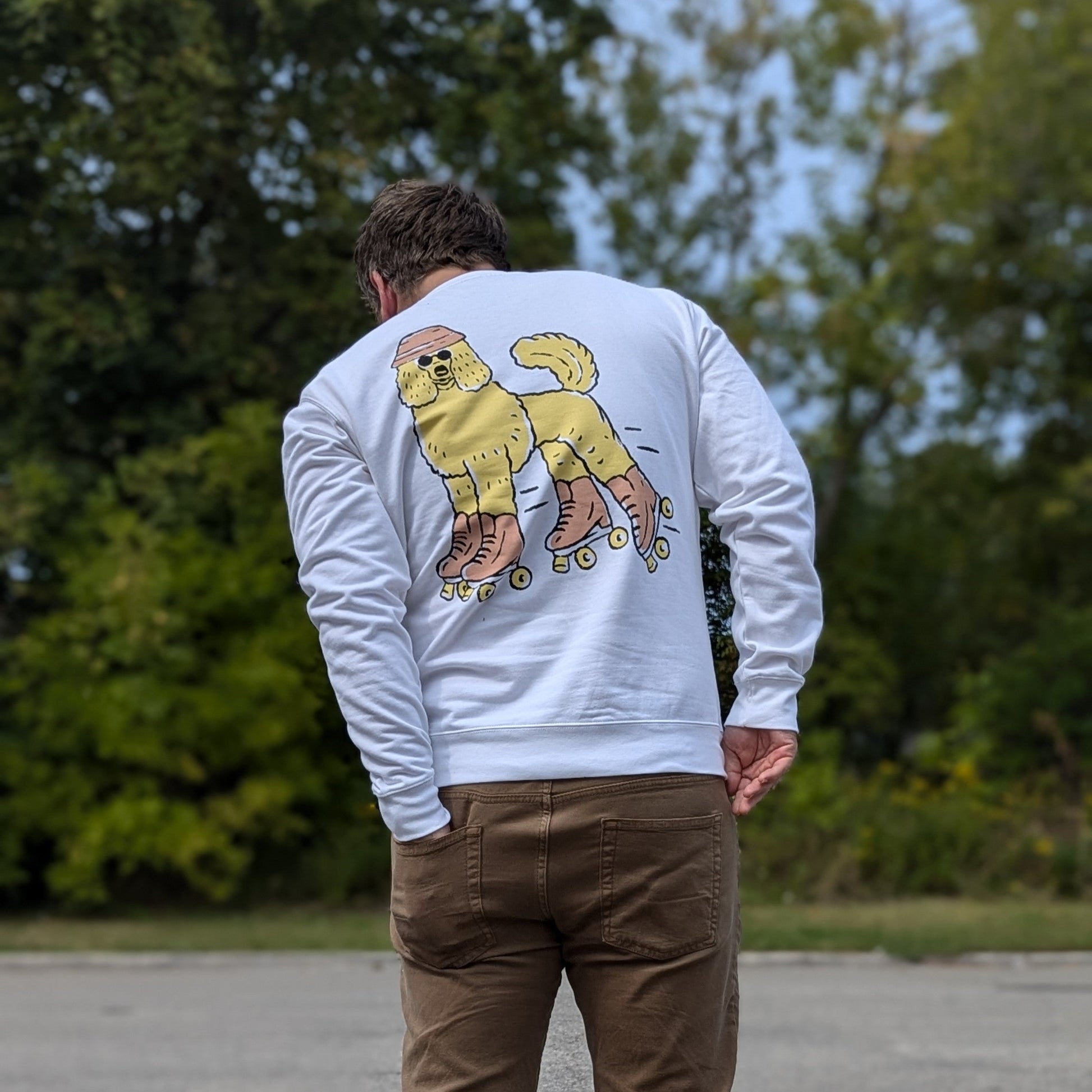 A Dog Named Yoko - Crewneck White - Apparel image 1