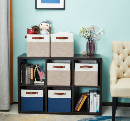 13x15 Fabric Storage Bins Collapsible Storage Basket | Sturdy Storage Organizer - Set of 4 - Misc image 7