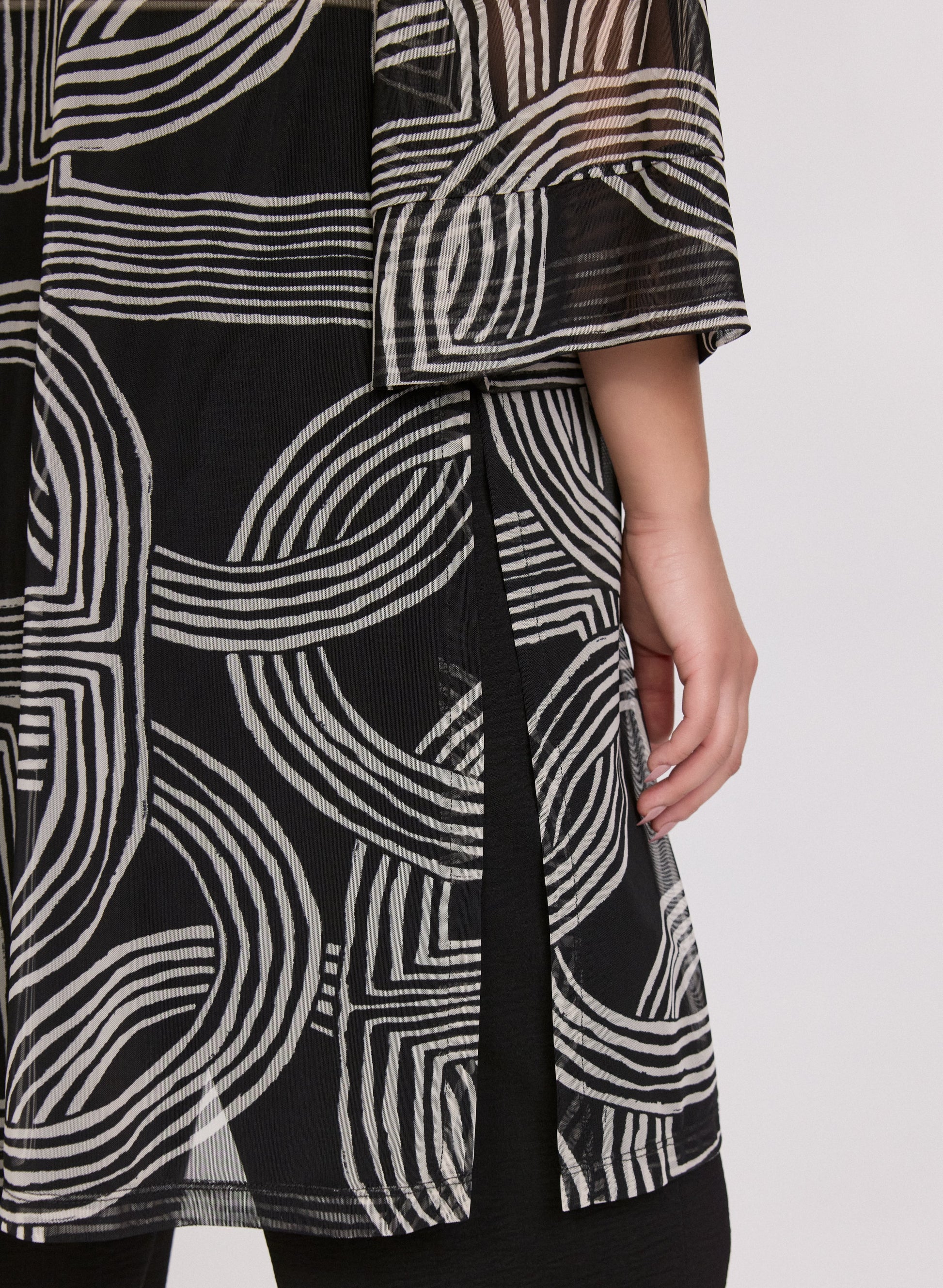 Geometric Mesh Cover-Up - Cover-Ups image 2