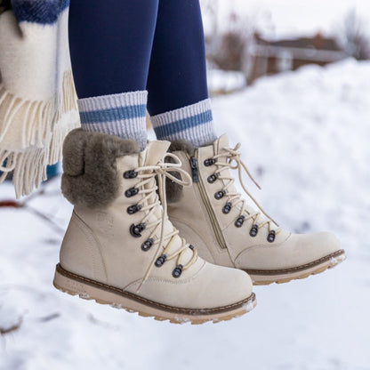 CAMBRIDGE | Women's Winter Boot Pale Ale White - Kitchen & Dining image 8