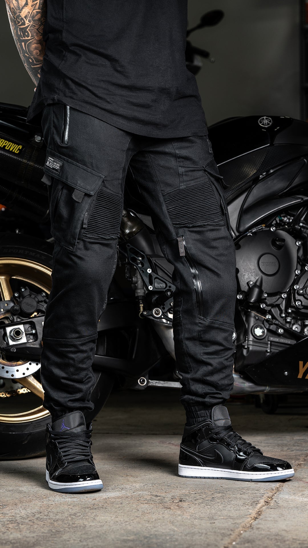 [Pre-Sale // Backorder] Unit 16™ Armoured Denim Cargo Joggers {Black} - Misc image 7