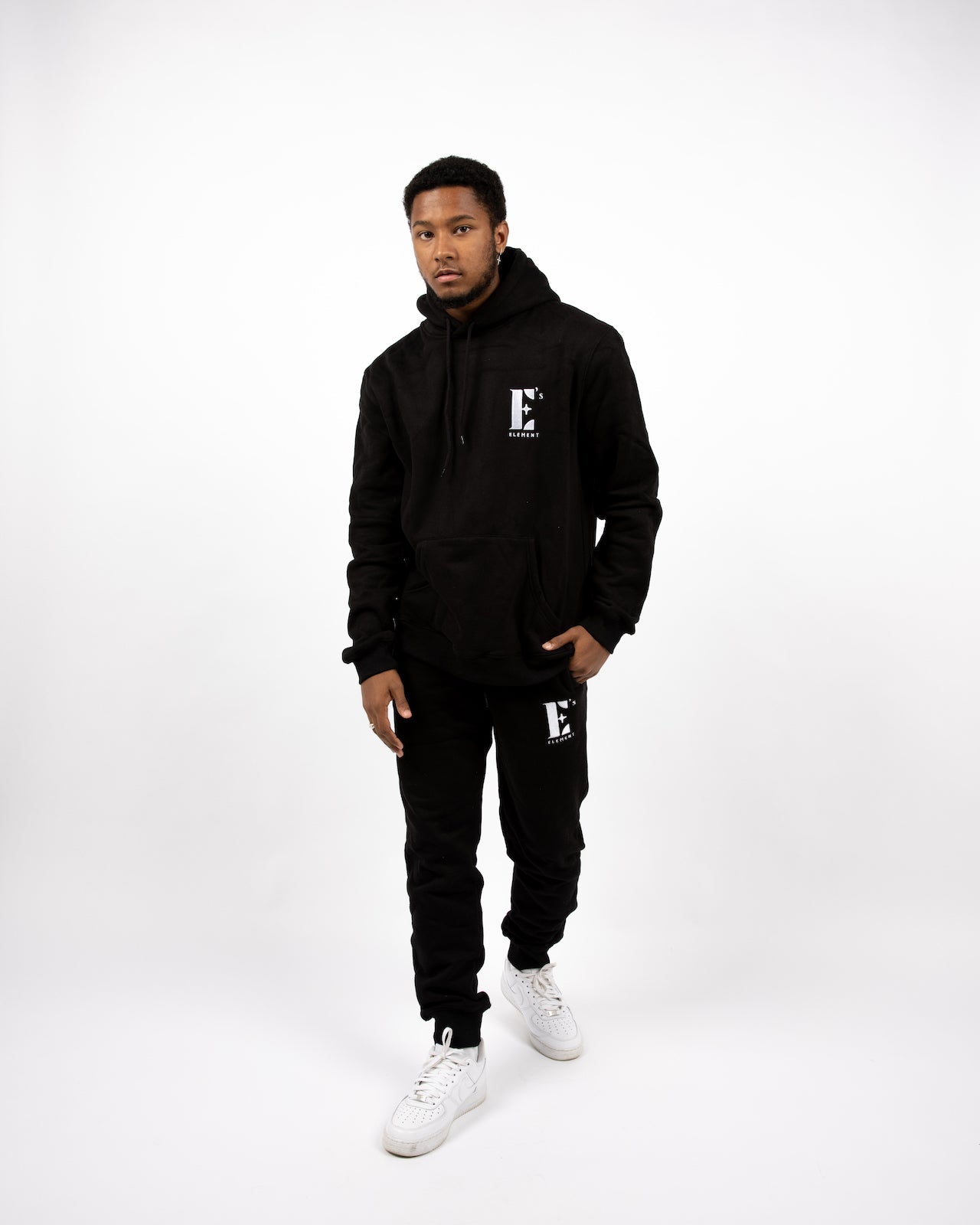 E's Element Essential Sweatsuit Set In Smoky Black - Apparel image 10