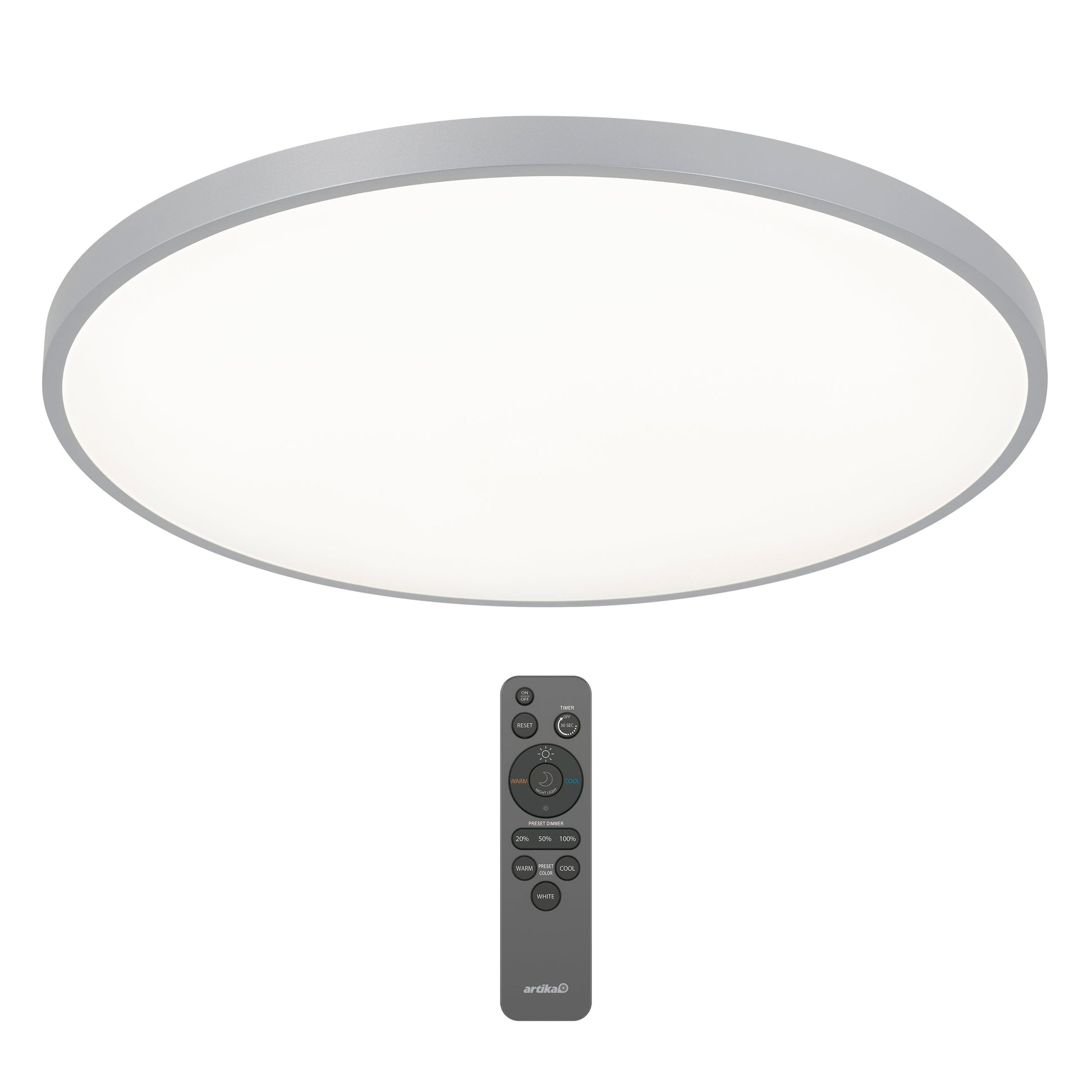 Jupiter 23 in. LED flush mount light - with remote - Misc image 6