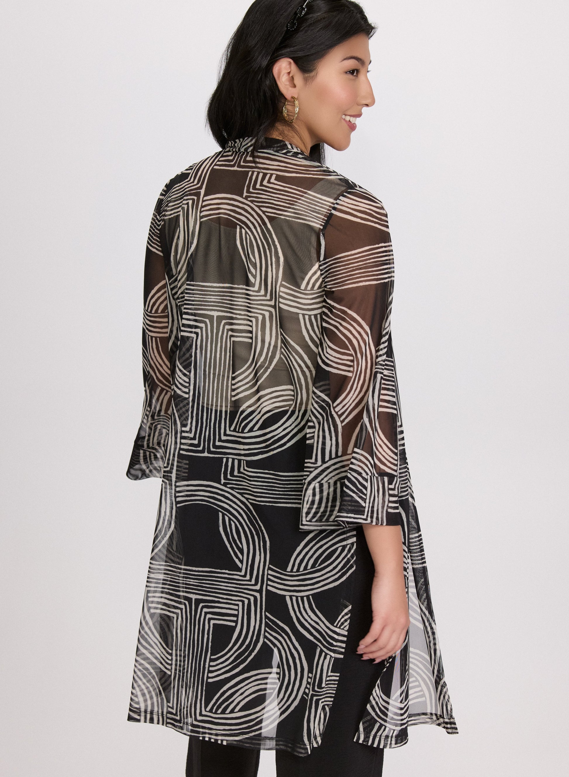 Geometric Mesh Cover-Up - Cover-Ups image 4