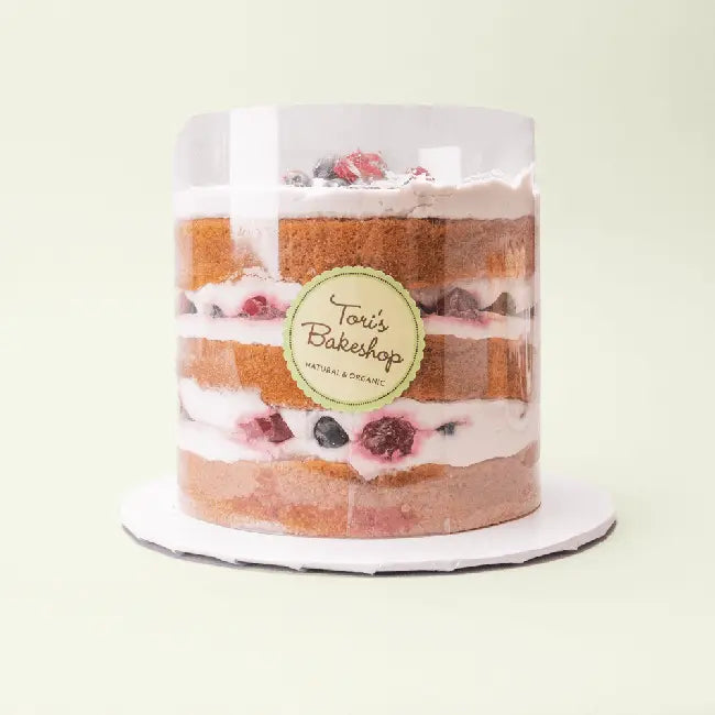 sugar free cake, with stove top berry compote and coconut whip - Kitchen & Dining image 2