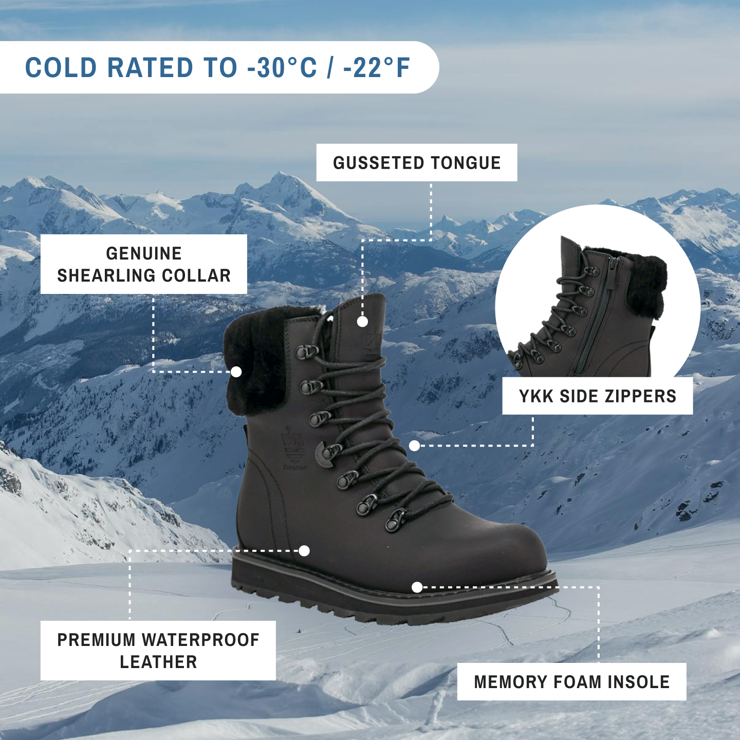 CAMBRIDGE | Women's Winter Boot All Black - Kitchen & Dining image 6