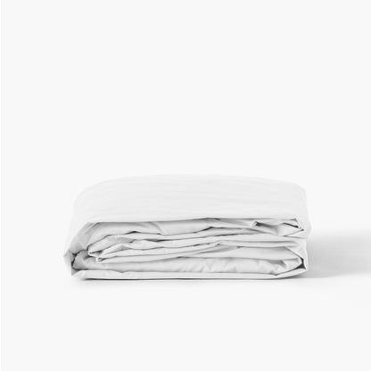 Fitted Sheet in Cotton Percale Neo White - Bedding image 1