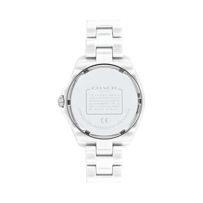 Coach Preston White Dial White Steel Strap Watch for Women - 14503462 - Jewelry image 9