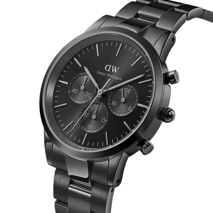 Iconic Chronograph Link Onyx B Black - Misc image 2