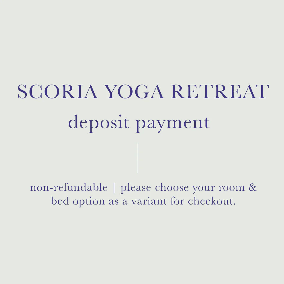 Scoria Yoga Retreat - Deposit or Other Payment *Do not add discounts at checkout* - Kitchen & Dining image 1