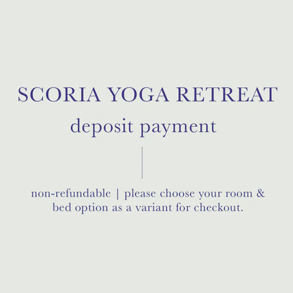 Scoria Yoga Retreat - Deposit or Other Payment *Do not add discounts at checkout* - Kitchen & Dining image 1
