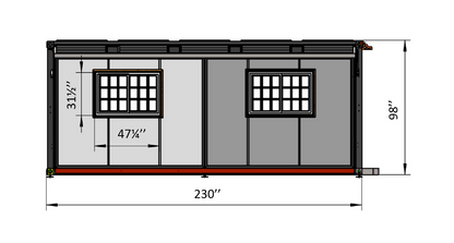 Bastone Mobile Expandable Prefab House 19ft x 20ft - Furniture image 7