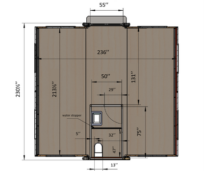 Bastone Mobile Expandable Prefab House 19ft x 20ft - Furniture image 8
