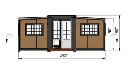 Bastone Mobile Expandable Prefab House 19ft x 20ft - Furniture image 6