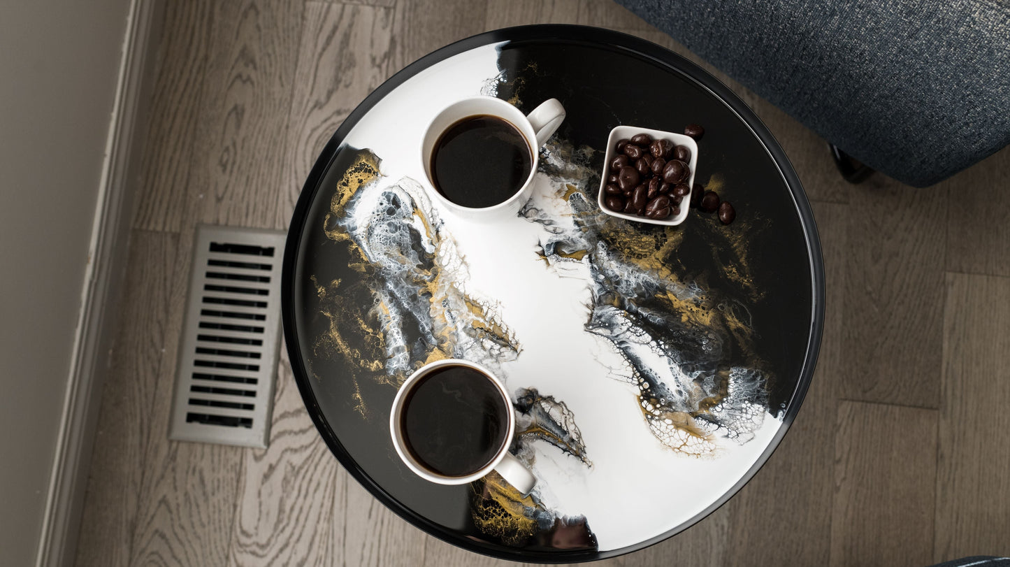 Resin Accented Side Table - Misc image 19