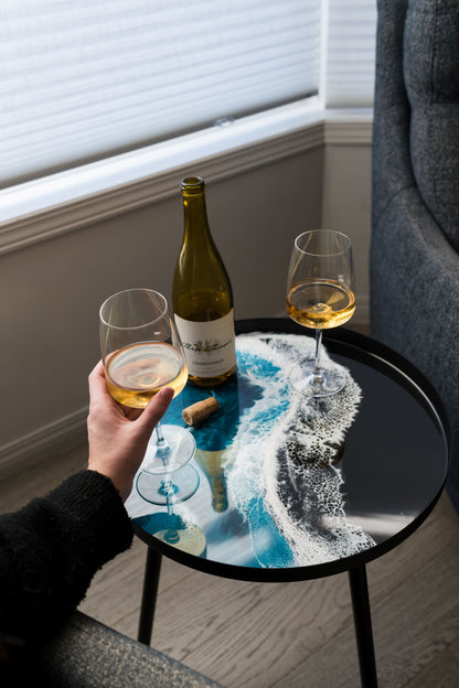 Resin Accented Side Table - Misc image 14