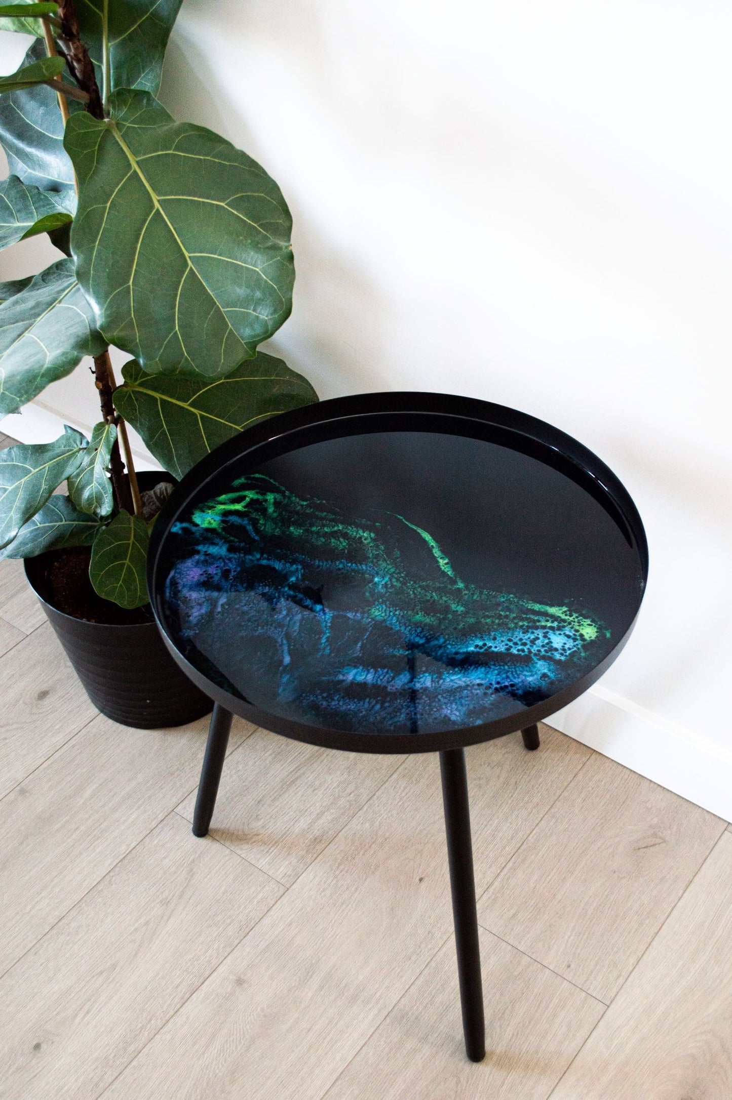 Resin Accented Side Table - Misc image 27