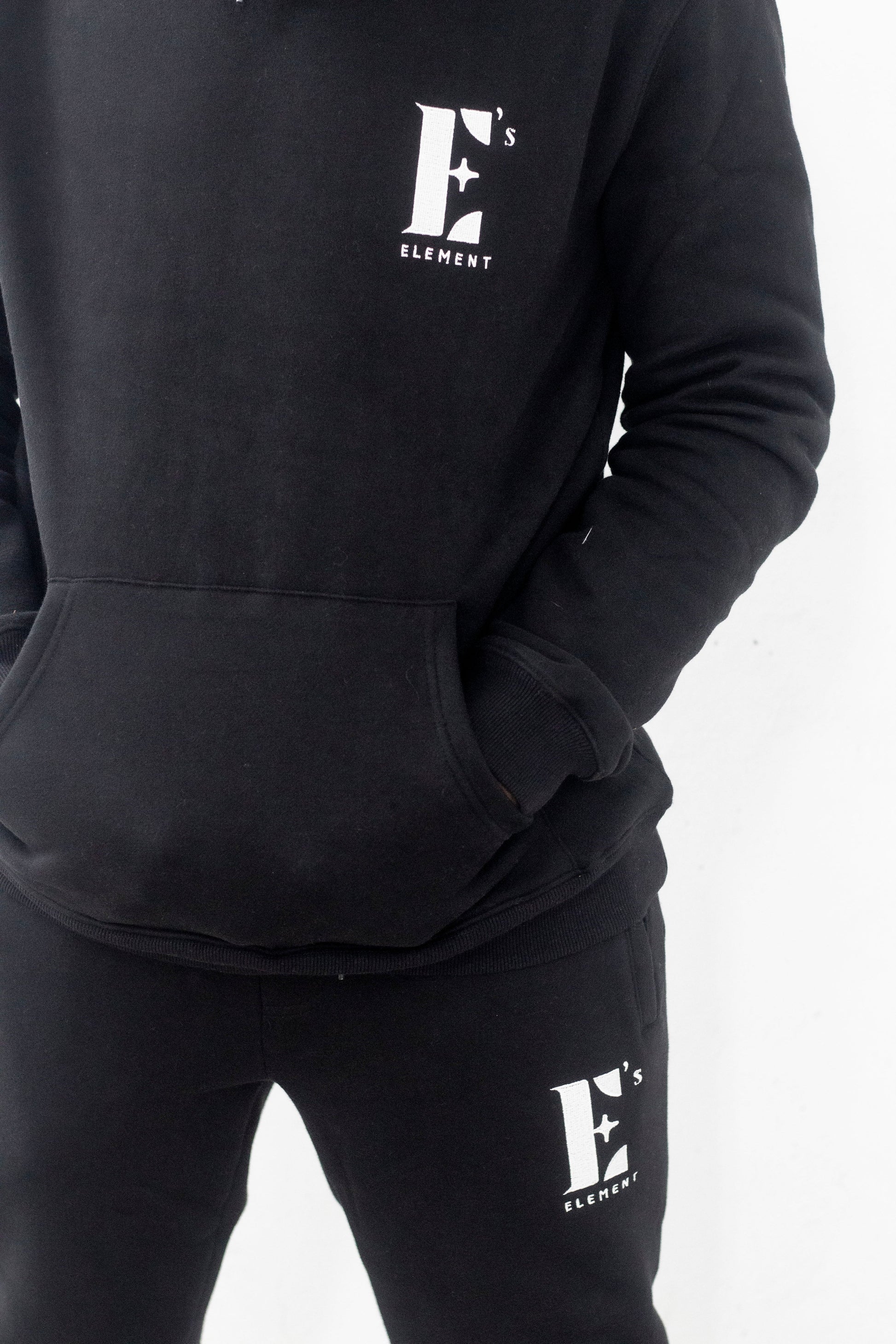 E's Element Essential Sweatsuit Set In Smoky Black - Apparel image 8