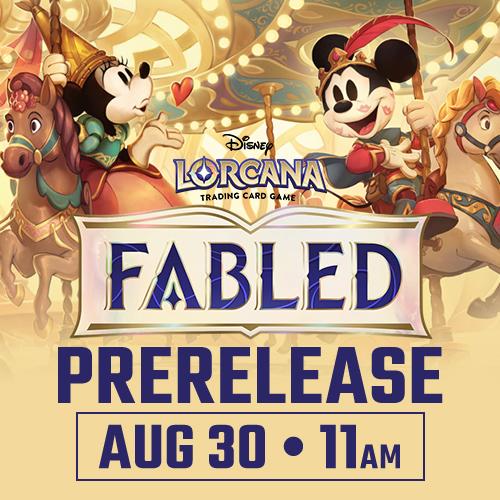 Lorcana - Prerelease - Fabled Sealed - August 30th - Saturday - 11:00 AM EDT - Toronto - Misc image 1