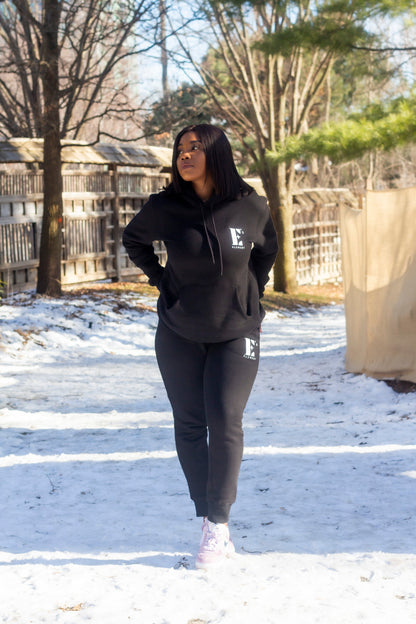 E's Element Essential Sweatsuit Set In Smoky Black - Apparel image 6