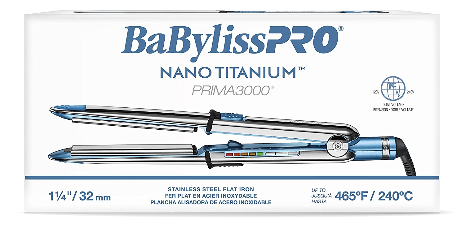 Babyliss Pro Nano Titanium Optima 3000 Flat Iron (1-1/4 Inch) - Kitchen & Dining image 3