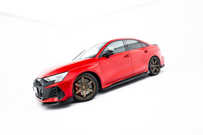 Audi - RS3 Sedan - 8Y/ 8Y Facelift - Side Skirts Diffusers - V2 - Apparel image 3