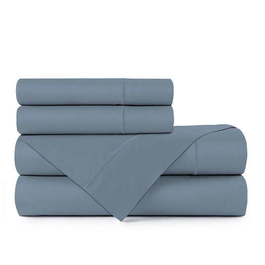 Johnson Home 400 TC Bed Sheet Set - Egyptian Cotton Sheets - Bedding image 1