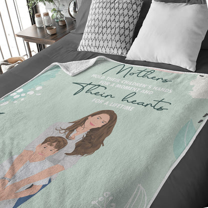 Personalized Mothers Day Photo Blanket - Bedding image 3