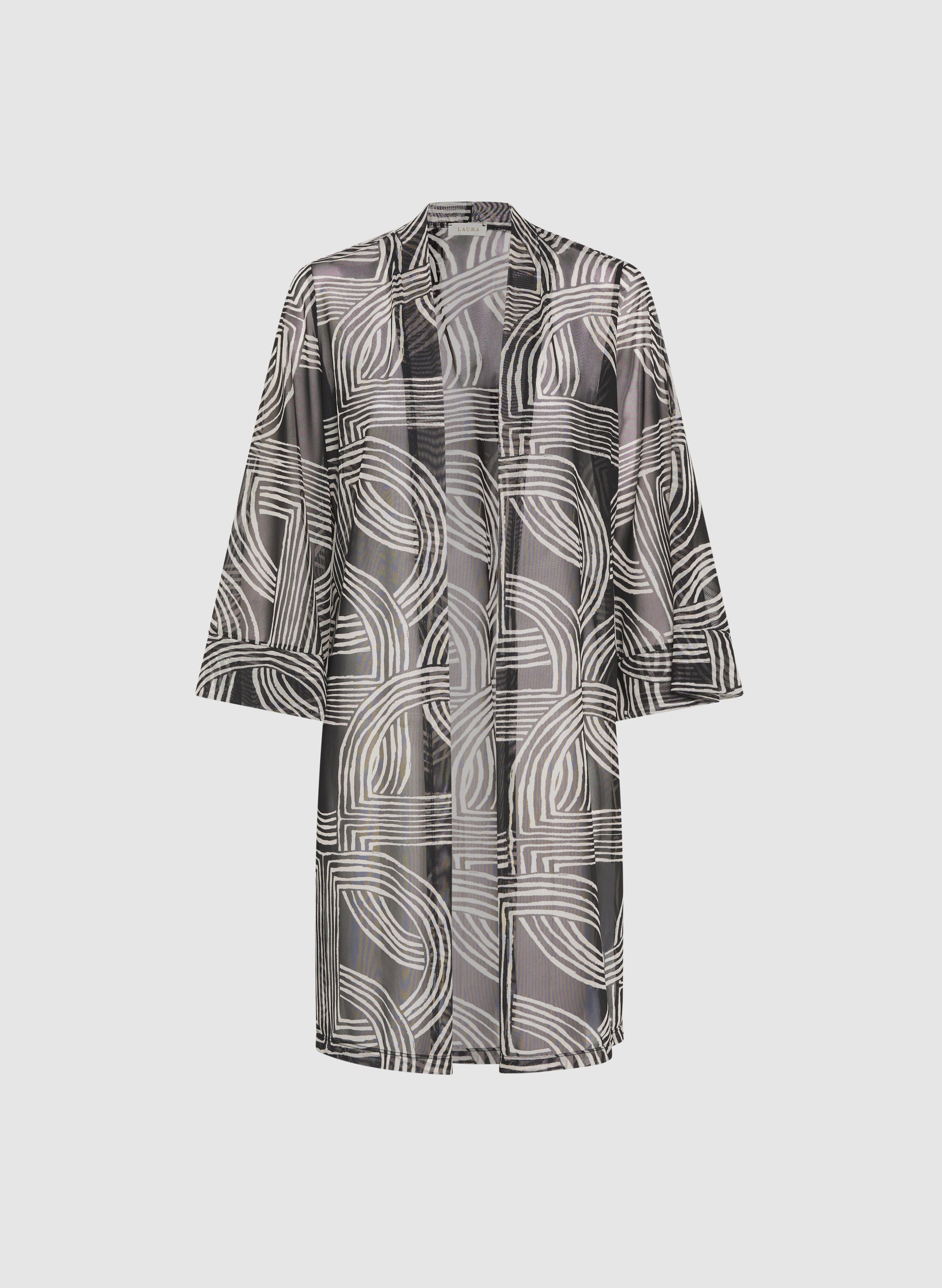 Geometric Mesh Cover-Up - Cover-Ups image 6