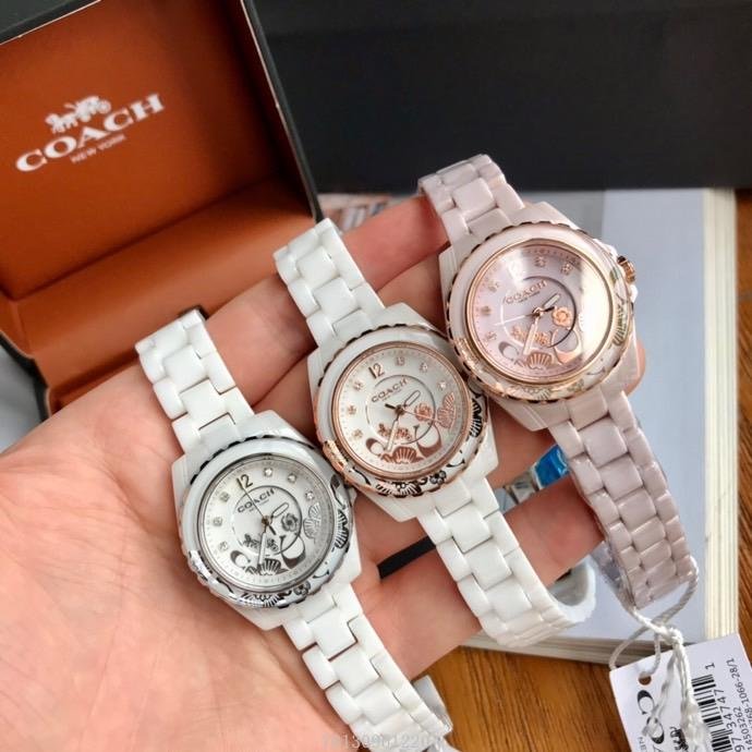 Coach Preston White Dial White Steel Strap Watch for Women - 14503462 - Jewelry image 18
