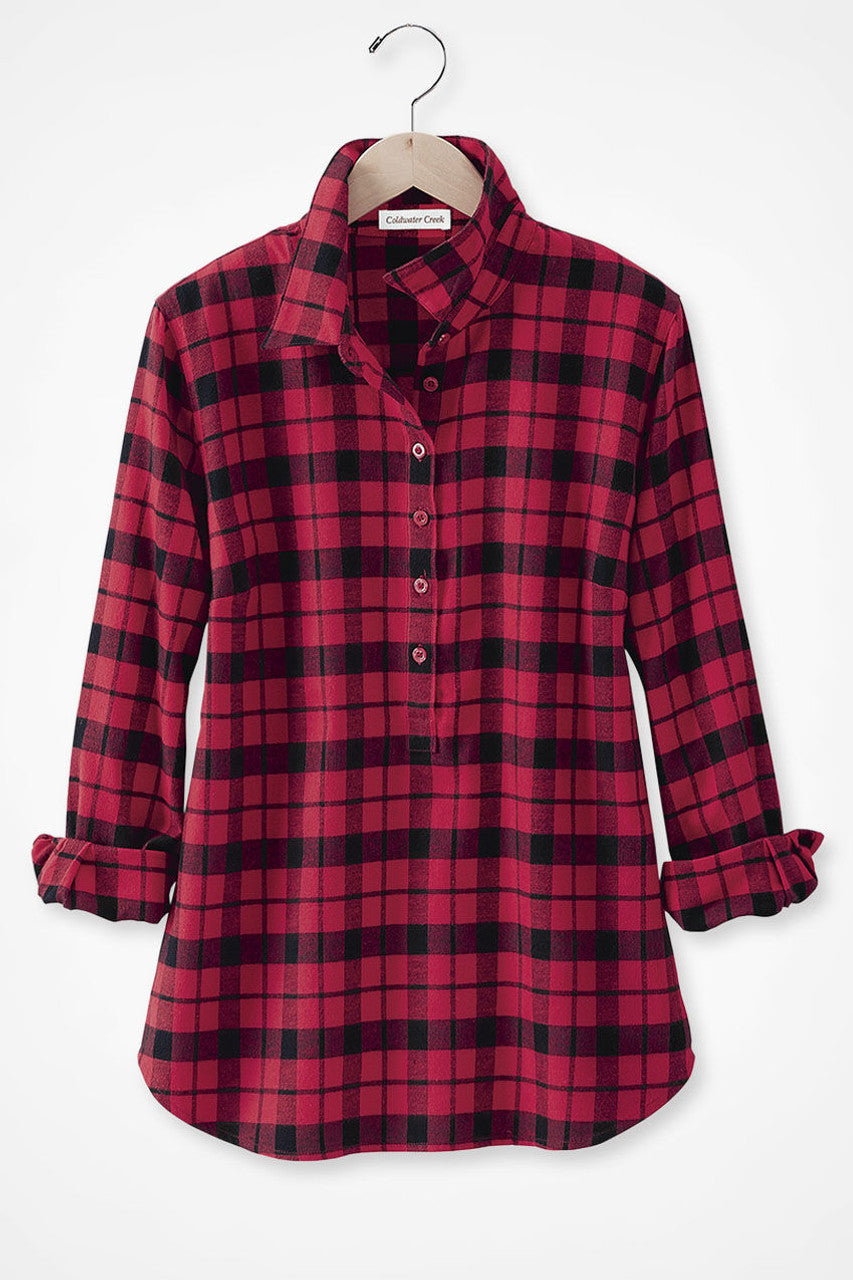Festive Celebration Plaid Tunic - Misc image 1
