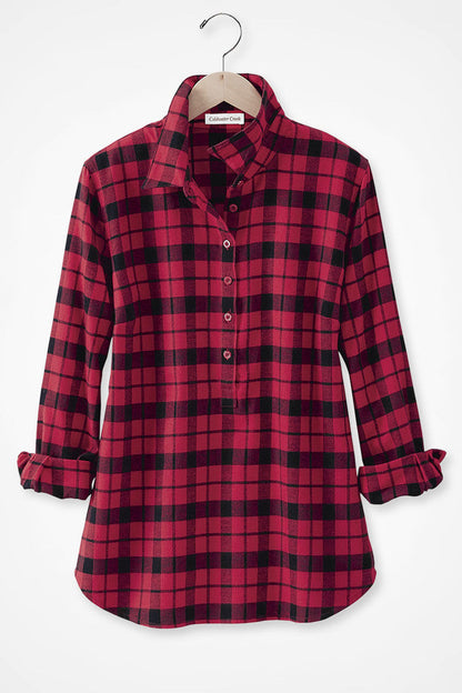 Festive Celebration Plaid Tunic - Misc image 1