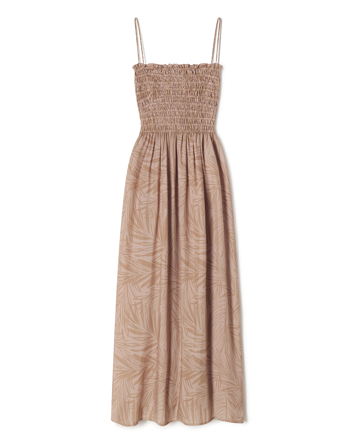 Cabana Maxi Dress - Petite Palm Fronds Tan - Misc image 4