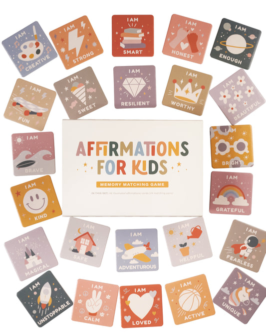 Affirmations for Kids Memory Matching Game - Toys & Games image 1
