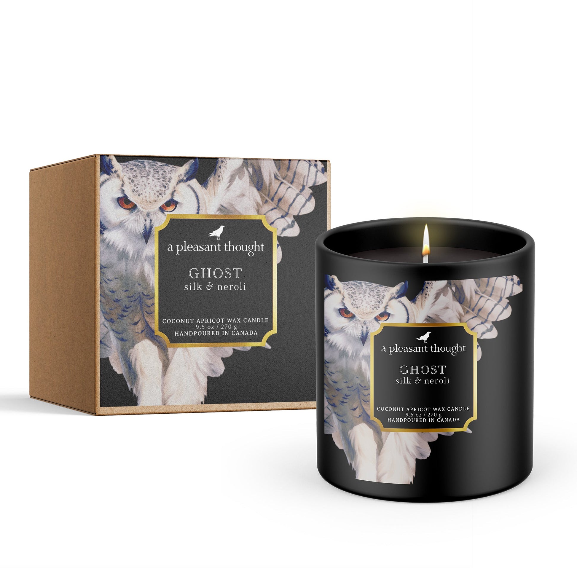 Ghost | Silk & Neroli | Raven Candle - Home Decor image 2