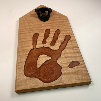 Curly Maple Bottle Opener - Kitchen & Dining image 1