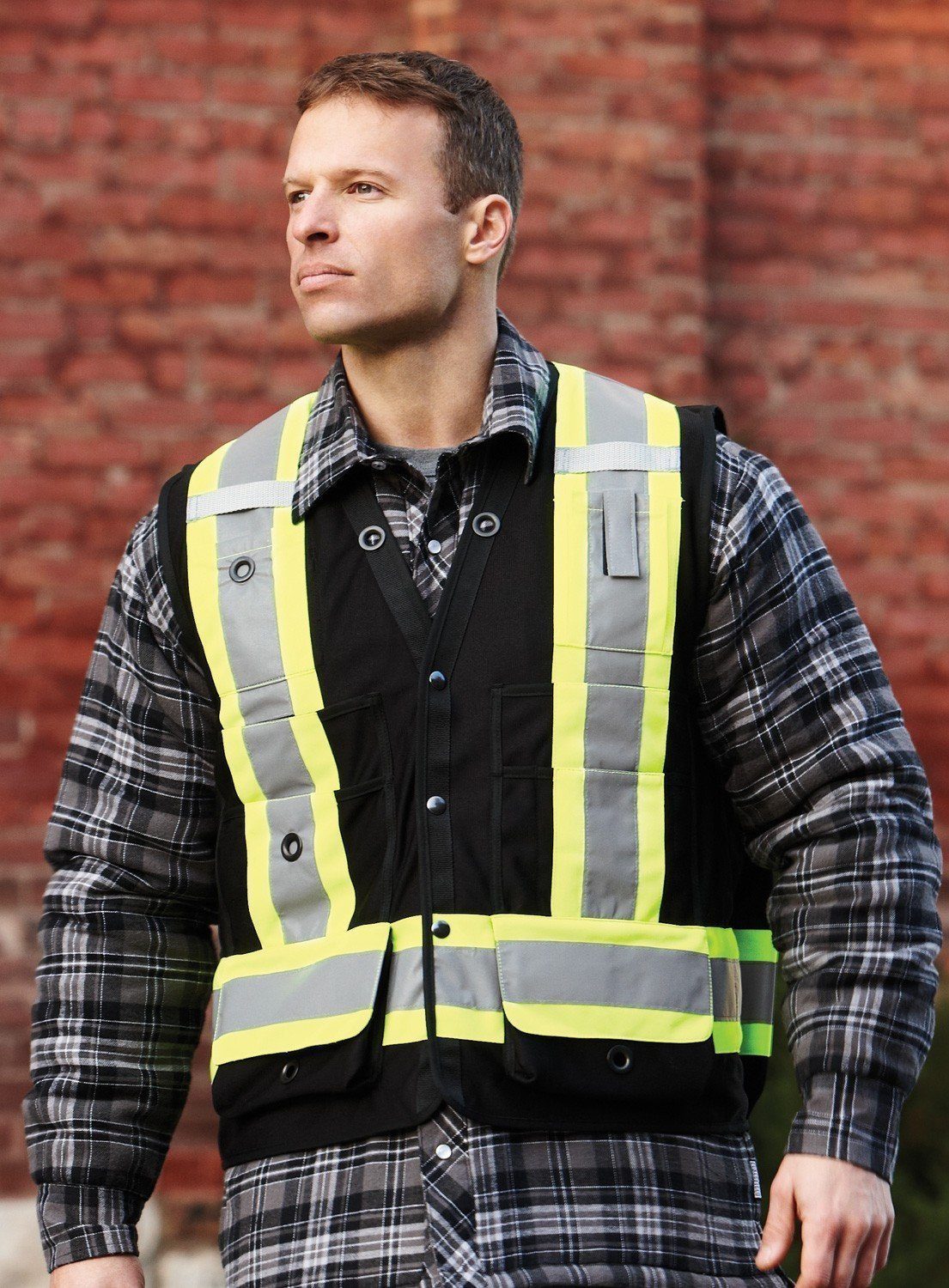 Hi Vis Safety Surveyor's Vest - Apparel image 3