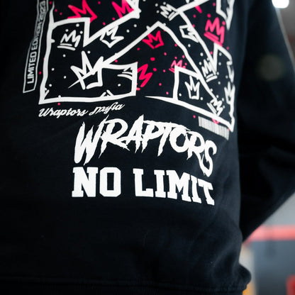 Wraptors X NO LIMIT Pink Crown Hoodie - Apparel image 2