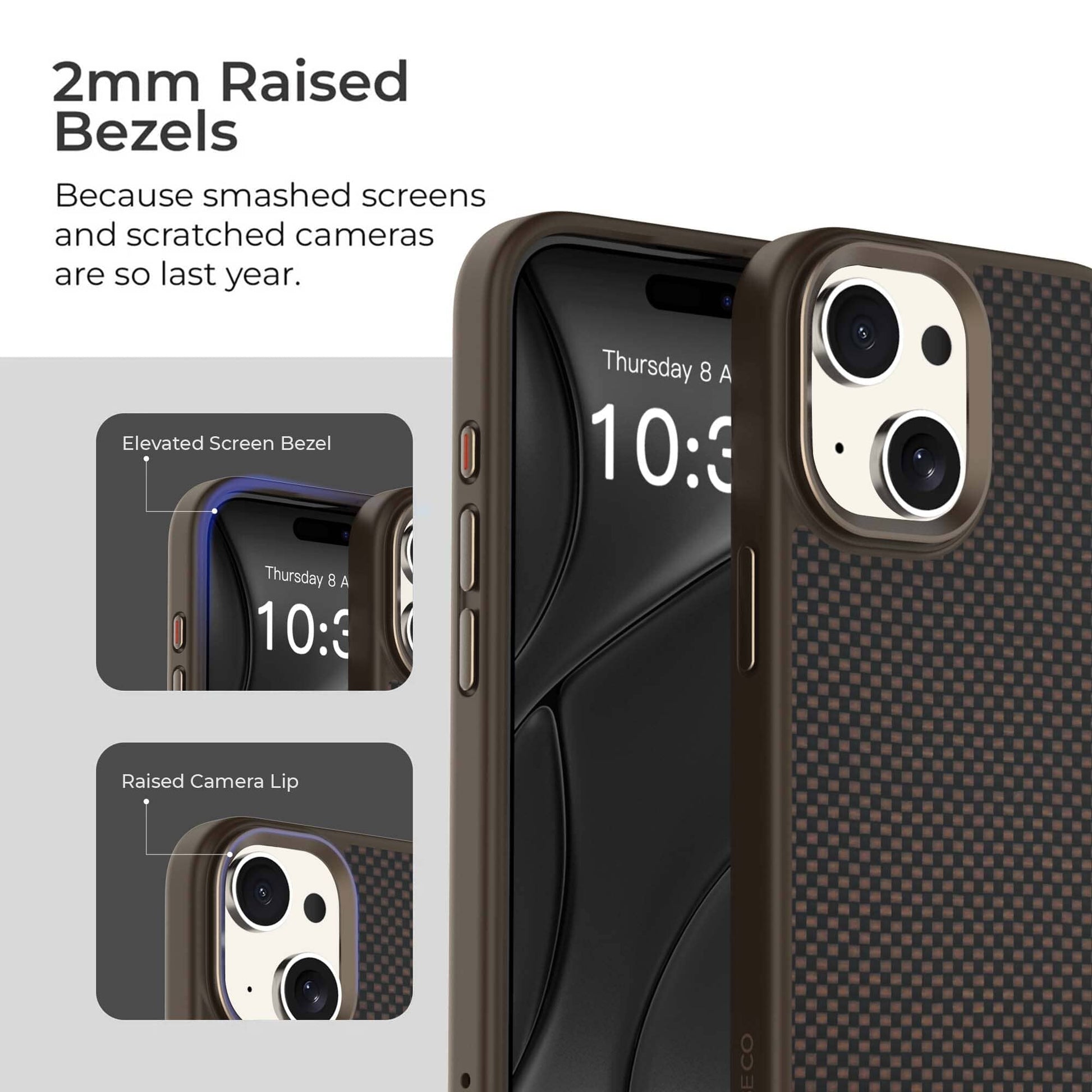 iPhone 15 Aramid Fiber Weave Pattern Case - Misc image 7