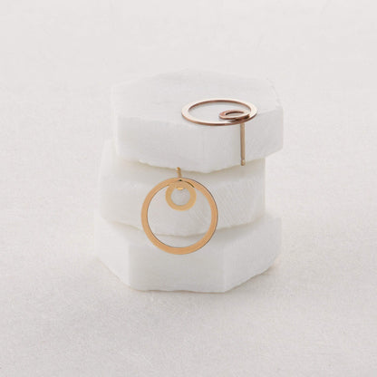 Circle Jacket Earrings - Jewelry image 5
