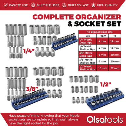 Chrome Socket & Magnetic Socket Organizer Set - Misc image 5