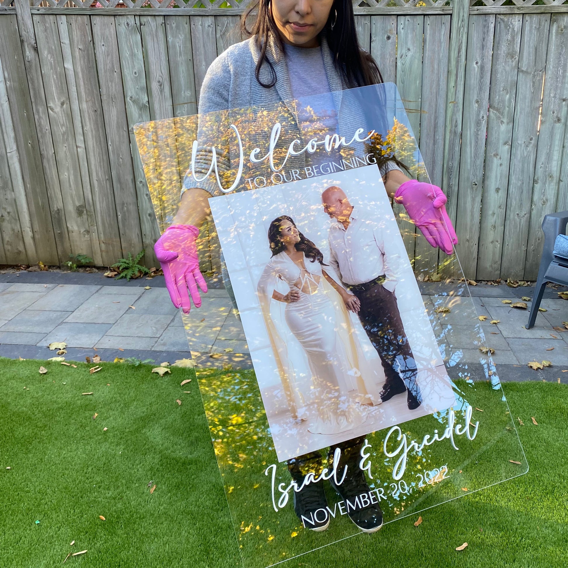 Photo Wedding Welcome Sign - Home Decor image 11
