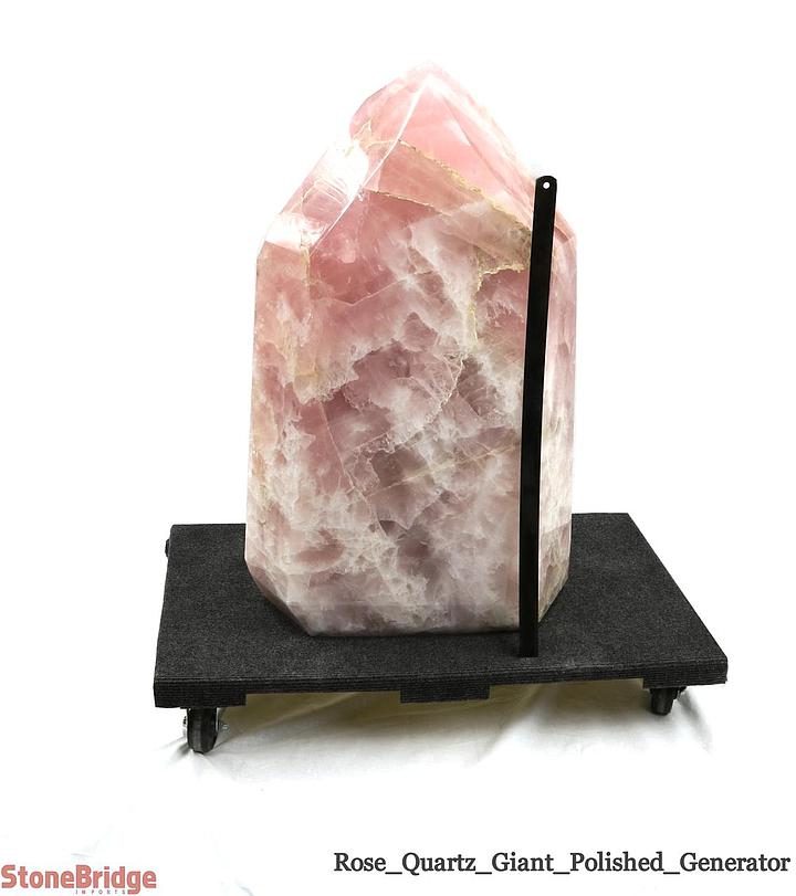 Rose Quartz Polished Tower (Generator) U#3 - 580 lb - 29" - Misc image 10