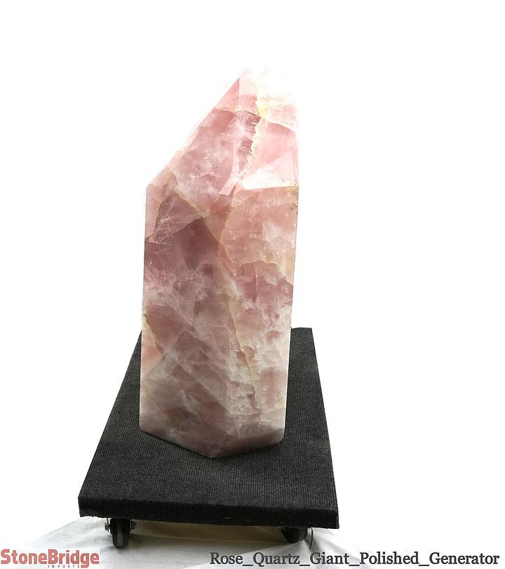 Rose Quartz Polished Tower (Generator) U#3 - 580 lb - 29" - Misc image 6